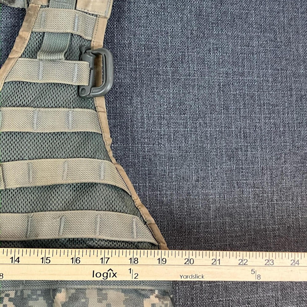 US Military Tactical MOLLE Vest ACU Digital Camo Adjustable Plate Carrier Large - Picture 3 of 5
